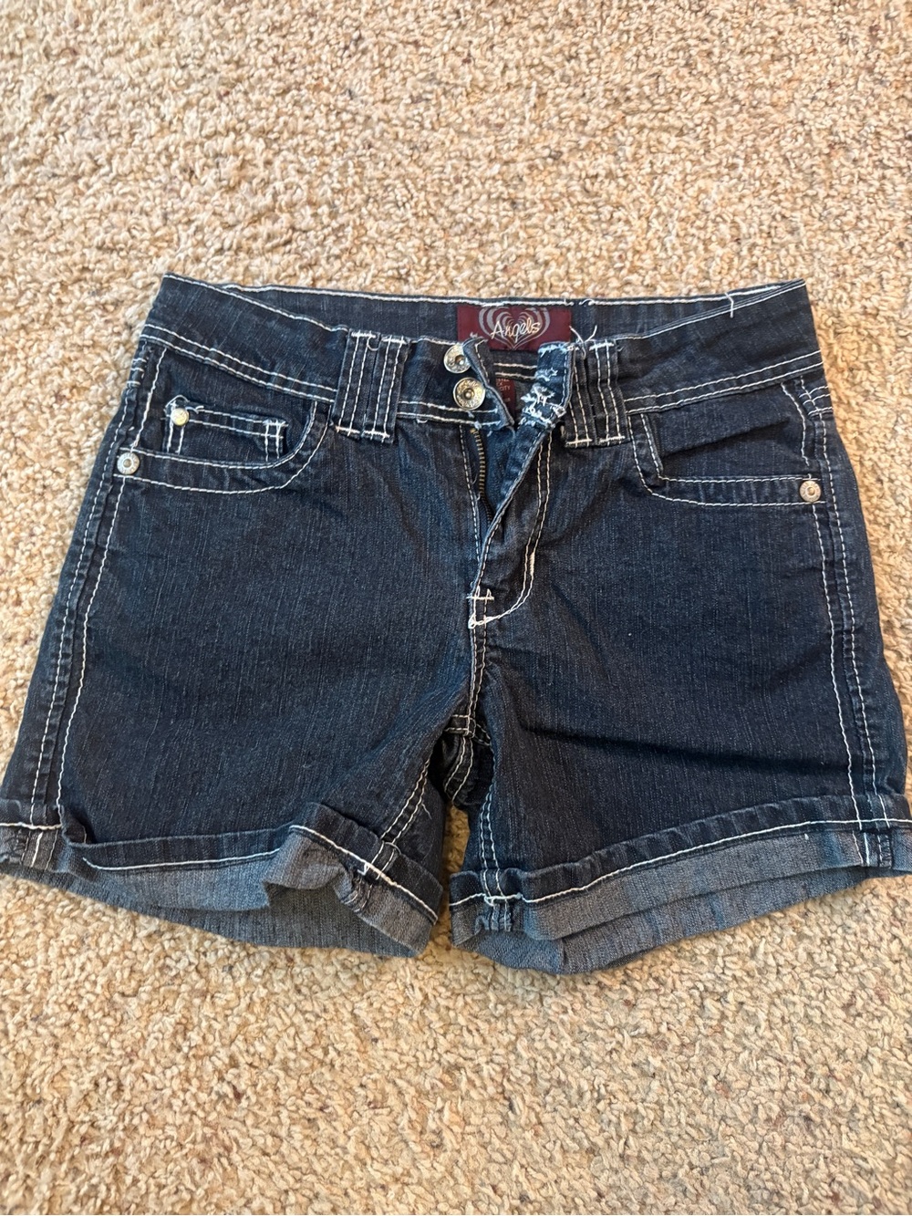 Dark Wash Denim Jean Shorts